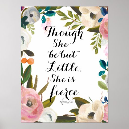 彼女は小さいが激しい子供部屋芸術だ ポスター (正面)