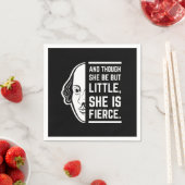 彼女は小さいが激しい引用文 スタンダードカクテルナプキン (インサイチュ)