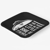 彼女は小さいが激しい引用文 ペーパープレート (傾斜あり)