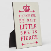 彼女は小さいが獰猛だが フォトプラーク (側面)