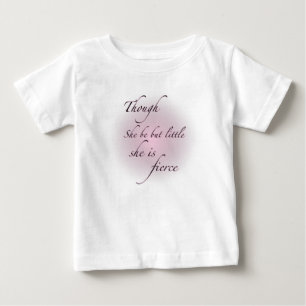 彼女は小さいが獰猛だ ベビーTシャツ
