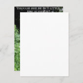 彼女は小さいが獰猛だ! ポストカード (正面/裏面)