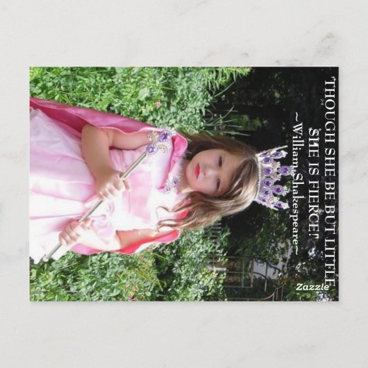 彼女は小さいが獰猛だ! ポストカード (裏面)