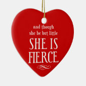 彼女は小さいが荒々しい セラミックオーナメント (右)