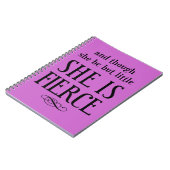 彼女は小さいが荒々しい ノートブック (左側)