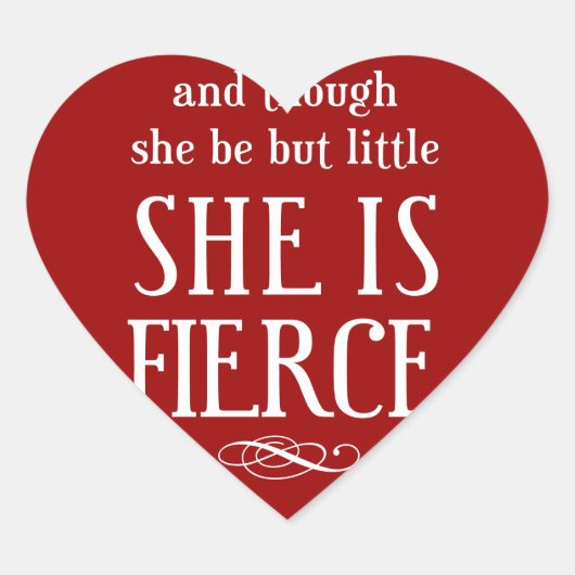 彼女は小さいが荒々しい ハートシール (正面)