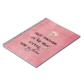 彼女は小さいが、どう猛な引用文 ノートブック (左側)