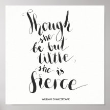 彼女は小さいが、どう猛な引用文