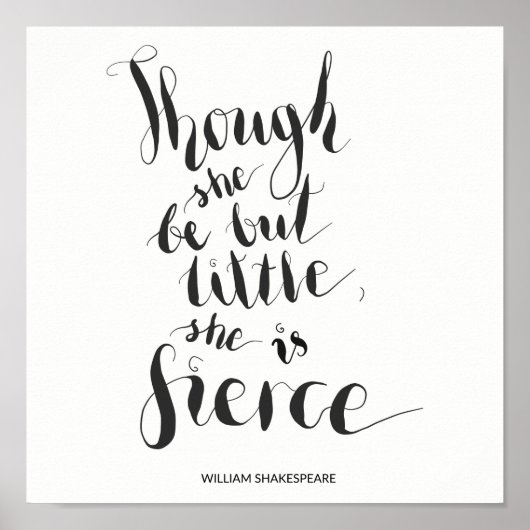 彼女は小さいが、どう猛な引用文 ポスター (正面)