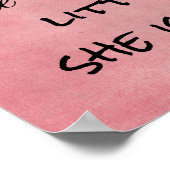 彼女は小さいが、どう猛な引用文 ポスター (角)