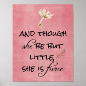 彼女は小さいが、どう猛な引用文 ポスター (正面)