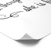 「彼女は小さいが、獰猛だ」 ポスター (角)