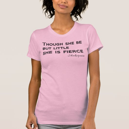 彼女は小さいけれど、凄い。シングレット Tシャツ (正面)