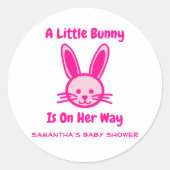 彼女は少しバニーが行く途中だ ラウンドシール (正面)