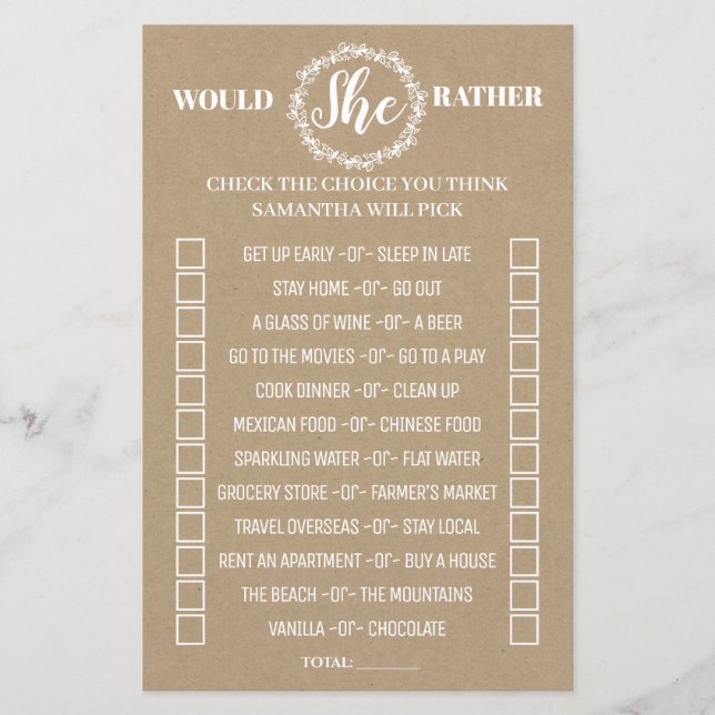 彼女は少し素朴なシャワーのバイリンガルゲーム (正面)