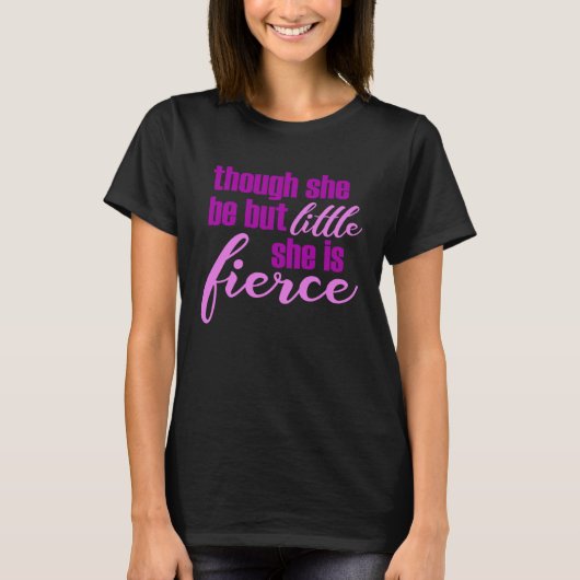 彼女は少し荒々しい Tシャツ (正面)