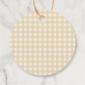 彼女は市場からフレッシュ オフ マーケット ブライダルシャワー フェイバータグ (裏面)