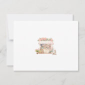 彼女は市場から出たばかりのブライダルシャワーありがとう サンキューカード (裏面)