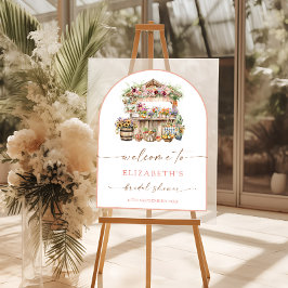 彼女は市場から出たばかりのブライダルシャワー歓迎 アクリルサイン