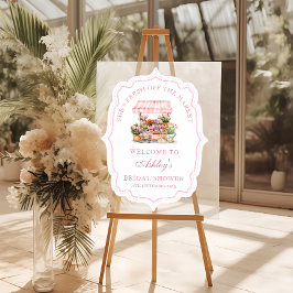 彼女は市場から出たばかりのブライダルシャワー歓迎 アクリルサイン