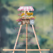 彼女は市場から出たばかりのブライダルシャワー歓迎 アクリルサイン (ニュートラル)