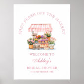 彼女は市場から出たばかりのブライダルシャワー歓迎 ポスター (正面)