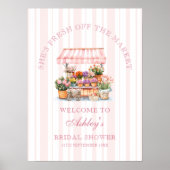 彼女は市場から出たばかりのブライダルシャワー歓迎 ポスター (正面)
