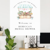 彼女は市場から出たばかりのブライダルシャワー歓迎 ポスター (ホームオフィス)