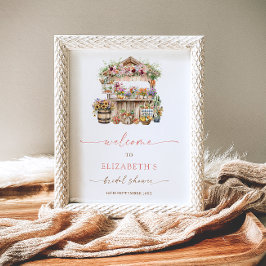 彼女は市場から出たばかりのブライダルシャワー歓迎 ポスター