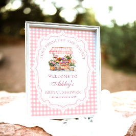 彼女は市場から出たばかりのブライダルシャワー歓迎 ポスター