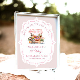 彼女は市場から出たばかりのブライダルシャワー歓迎 ポスター