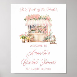 彼女は市場から出たばかりのブライダルシャワー歓迎 ポスター