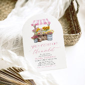 彼女は市場から出たばかりのブライダルシャワー 招待状