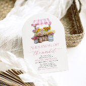 彼女は市場から出たばかりのブライダルシャワー 招待状