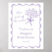 彼女は市場から出たばかりのブライダル歓迎 ポスター (正面)