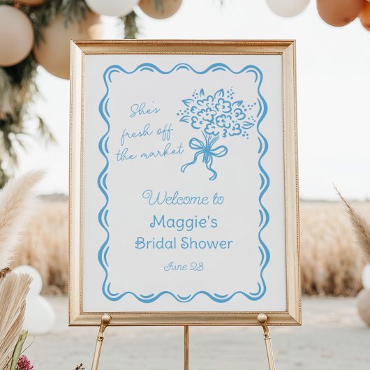 彼女は市場から出たばかりのブライダル歓迎 ポスター