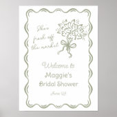 彼女は市場から出たばかりのブライダル歓迎 ポスター (正面)