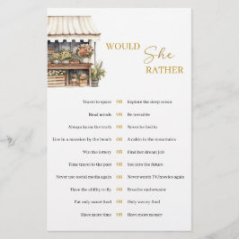 彼女は市場から出ているのではなく、むしろ彼女はゲームをする