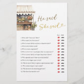 彼女は市場から出ている彼はゲームと言った (正面)