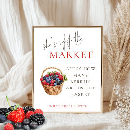 彼女は市場から出ている推測どれだけのブライダルシャワー ポスター