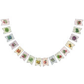 彼女は市場から出て新しいブライダルバンティングバナー バンティングフラッグ (全)