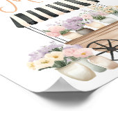 彼女は市場から出て来て、どれくらいのキスを占めているか推測する ポスター (角)