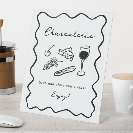 彼女は市場から出はっきりしたていお洒落る 台座サイン (インサイチュ)