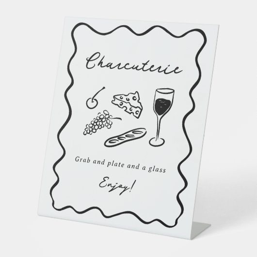 彼女は市場から出はっきりしたていお洒落る 台座サイン (正面)