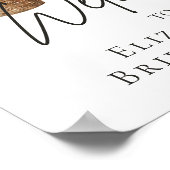 彼女は市場から外れているフローラエレガント歓迎 ポスター (角)