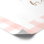 彼女は市場から外れているフローラブライダルシャワー歓迎 ポスター (角)