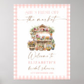 彼女は市場から外れているフローラブライダルシャワー歓迎 ポスター (正面)