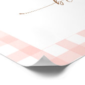 彼女は市場から外れているフローラブライダルシャワー歓迎 ポスター (角)