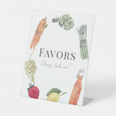 彼女は市場から外れているブライダルシャワーの好意 台座サイン (正面)