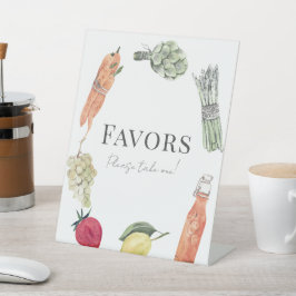 彼女は市場から外れているブライダルシャワーの好意 台座サイン